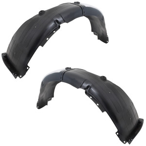 Front Fender Liner Assembly Pair/Set for Hyundai Elantra 2021-2023, Right Passenger and Left Driver, with Insulation Foam, for Korea Built Vehicle - Replacement