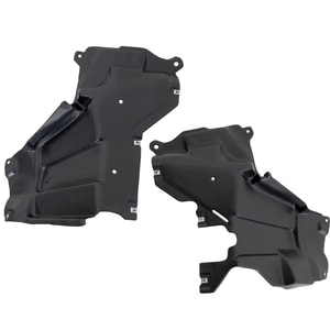 Engine Splash Shield Pair/Set for Honda Fit 2016-2017, Right Passenger and Left Driver, Fit DX/LX/SE Models, Japan Built Vehicle, Replacement