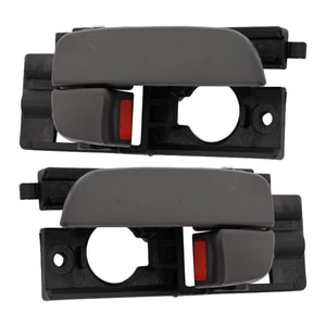 Front Interior Door Handle Replacement Pair/Set for Hyundai Accent 2006-2011 Right Passenger and Left Driver, Beige (Gray Blue), Suitable for Hatchback 2007-2011/Sedan Models