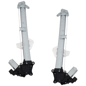 Front Window Regulator Pair/Set for Honda Accord 2018-2023, Right Passenger and Left Driver Side, Power Operated with Motor, Replacement