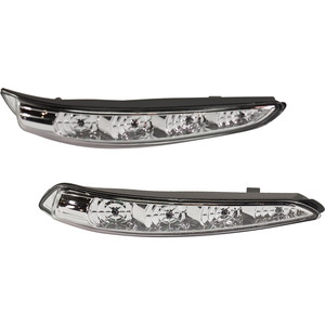 Pair/Set - Signal Light Assembly for Hyundai Sonata 2011-2014, Right Passenger and Left Driver, Excludes Hybrid Models, Replacement Set