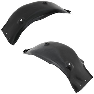 Pair/Set - Rear Fender Liner for 2017-2018 Hyundai Elantra, Right Passenger & Left Driver, Polyethylene, Front Section Wheelhouse Liner, Vacuum Form, for 1.4L/2.0L Turbo Eng, Korea Built Vehicle Replacement