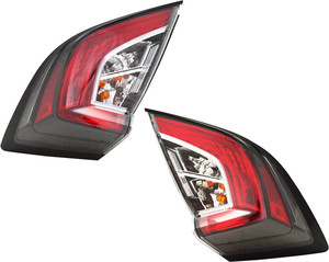 Tail Light Assembly Pair/Set for Honda Civic 2017-2021, Outer, Right Passenger and Left Driver Replacement