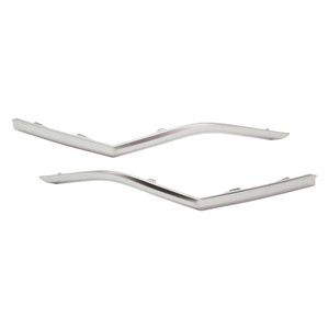Rear Bumper Molding Pair/Set for Hyundai Santa Fe 2019-2020, Right Passenger and Left Driver, Chrome Replacement