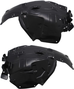 Front Fender Liner for Infiniti Q50, Right Passenger and Left Driver Front Section, Replacement Pair/Set - Suitable for 2014-2023 Models