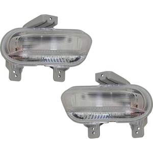 Signal Light Assembly Pair/Set for Jeep Renegade 2019-2022, Includes Right Passenger and Left Driver Park/Signal Light, Type 1 Replacement