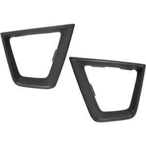 Front Fog Light Molding Pair/Set for Jeep Renegade 2019-2023, Right Passenger and Left Driver, Painted Silver Gray Replacement