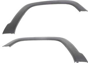 Front Wheel Opening Molding Pair/Set for Jeep Renegade 2015-2023, Right Passenger and Left Driver, Textured Dark Gray Replacement