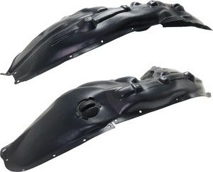 Front Fender Liner Pair/Set for 2017-2021 Jeep Grand Cherokee SRT Model, Includes Right Passenger and Left Driver Side, Replacement