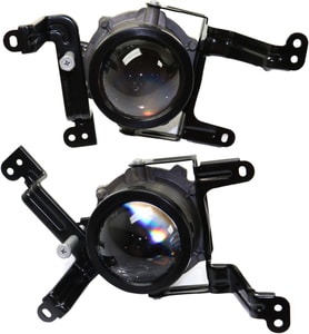 Front Fog Light Assembly for Kia Sedona 2015-2018, Halogen, Right Passenger and Left Driver, Replacement Pair/Set
