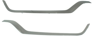 Front Bumper Grille Molding Pair/Set for Lincoln MKX 2016-2018, Right Passenger and Left Driver Sides, Chrome, Replacement