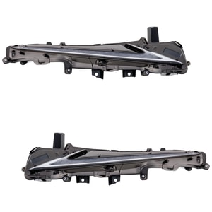 Daytime Running Light Pair/Set for Lexus IS300/IS350 (2017-2020), Right Passenger and Left Driver Driving Light with Adaptive Headlights, Replacement