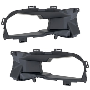 Front Bumper Grille Pair/Set for 2014-2016 Mercedes-Benz E63 AMG, Right Passenger and Left Driver Sides, Inner, Suitable for Sedan/Wagon, Replacement