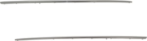 Rocker Panel Molding Pair/Set for Mercedes-Benz C-Class Sedan (2015-2021), Right Passenger and Left Driver Front Chrome, Replacement