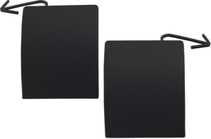 Front Jack Hole Cover Pair/Set for Mercedes-Benz E-Class 2010-2017, Right Passenger and Left Driver, Convertible/Coupe with AMG Styling Package Replacement