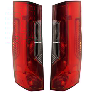 Tail Light Assembly for 2019-2022 Mercedes Benz Sprinter, Halogen, Without LED Accent Light, Extended/Standard Van, Right Passenger and Left Driver, Replacement Pair/Set