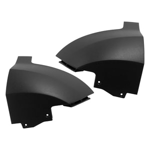 Rear Bumper Molding Pair/Set for Mercedes-Benz GLA250 2015-2020, GLA45 AMG 2015-2019, Right Passenger and Left Driver Side Trim, Textured Black Replacement