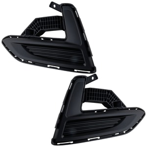 Textured Front Bumper Filler Pair/Set for Nissan Sentra 2020-2023, Right Passenger and Left Driver Replacement