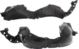 Front Fender Liner Pair/Set for Nissan Altima 2016 - 2018, Right Passenger and Left Driver Replacement Parts