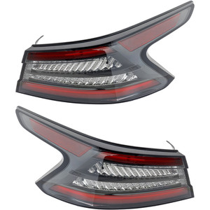 LED Tail Light Assembly Pair/Set for Nissan Maxima 2019-2023, Right Passenger and Left Driver Side Replacement