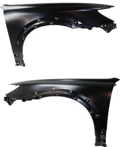 Front Fender Pair/Set for 2008-2009 Subaru Outback, Right Passenger and Left Driver, Primed (Ready to Paint), Replacement