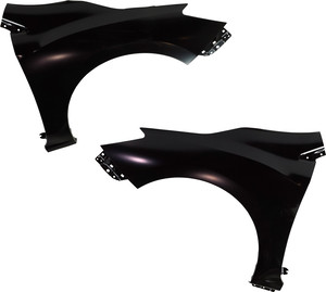 Front Fender Pair/Set for 2017-2022 Subaru Impreza, Right Passenger and Left Driver, Sedan/Wagon, Steel, Primed (Ready to Paint) Replacement