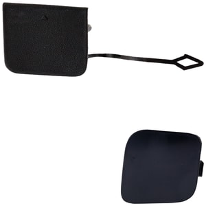 Front Bumper Tow Hook Cover Pair/Set for SCION COROLLA IM 2017-2018/IM 2016-2016 Right Passenger and Left Driver, Primed (Ready to Paint) Replacement