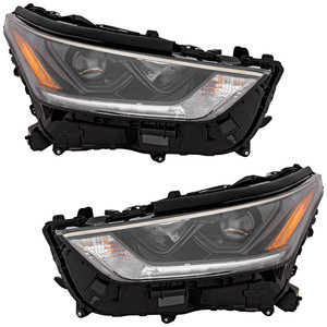 Headlight Assembly for Toyota Highlander 2021-2023, LED, Right Passenger and Left Driver, XSE Model, Replacement Pair/Set