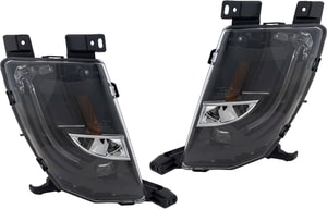 Front Fog Light Assembly for Tesla Model S (2012-2021), LED, Right Passenger and Left Driver, Replacement Pair/Set