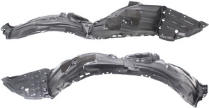 Front Fender Liner Pair/Set for Toyota Prius 2016-2018, Right Passenger and Left Driver with Insulation Foam, Replacement