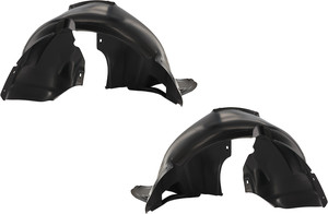 Front Fender Liner Pair/Set for 2022-2023 Toyota Tundra, Right Passenger and Left Driver w/ Spoiler Holes, Vacuum Form, Replacement