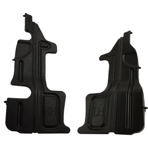 Radiator Support Pair/Set for Toyota Corolla/Matrix 2011-2013, Right Passenger and Left Driver Side Deflector, Plastic, Suitable for Matrix 2.4L Eng, Replacement
