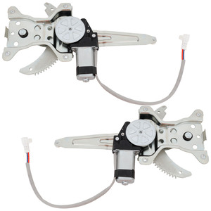 Pair/Set - Power Rear Window Regulator for 1996-2002 Toyota 4Runner, 4-Door, w/ Motor, Right Passenger & Left Driver, Replacement Set