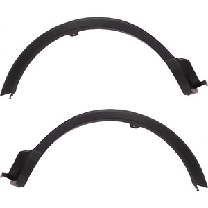 Rear Wheel Opening Molding Assembly Pair/Set for Toyota RAV4 2016-2018, Right Passenger and Left Driver, Textured Black Replacement