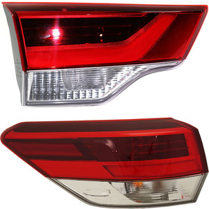 Tail Light Set for 2018-2019 Toyota Highlander, Left Driver Side Replacement