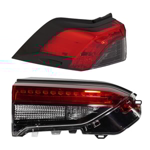 Tail Light Set for Toyota RAV4 2019-2023, Left Driver Side, Inner and Outer, North America Built, Replacement