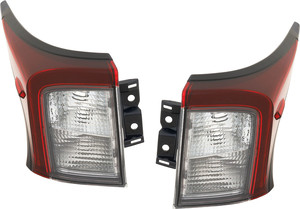 Tail Light Pair/Set for Toyota Prius 2019-2022, Right Passenger and Left Driver, Outer, Lens and Housing Replacement