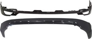 Rear Bumper Cover Set for Toyota RAV4, Upper and Lower, 2016-2018 Replacement Set, Set of 2
