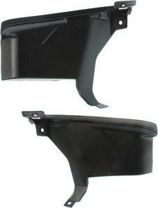 Rear Bumper Cover Support Pair/Set for Toyota Prius 2016-2018, Right Passenger and Left Driver Side, Bumper Side Seal, Plastic Replacement