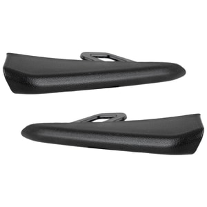 Front Bumper Molding Upper Filler for Volkswagen Jetta 2016-2018, Textured, GLI/Wolfsburg Models, Right Passenger and Left Driver Replacement Pair/Set