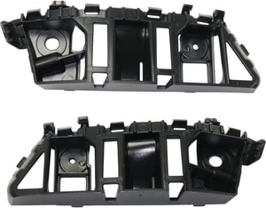 End Piece Radiator Support Bracket Pair/Set for Volkswagen Tiguan 2012-2017, Tiguan Limited 2017-2018, Right Passenger and Left Driver, Plastic Replacement
