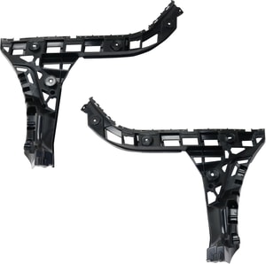 Rear Bumper Retainer Pair/Set for Volkswagen Jetta 2015-2018, Right Passenger and Left Driver, Outer Cover Guide, Replacement