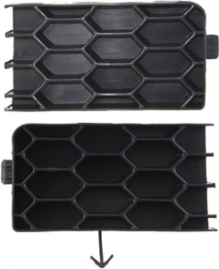 Front Bumper Grille Pair/Set for Scion XB (2004-2006) - Includes Right Passenger and Left Driver Outer Grilles, Textured Black Plastic Replacement