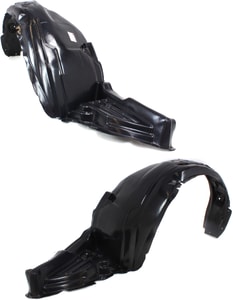 Front Fender Liner Pair/Set for Subaru Outback 2005-2009, Left Driver and Right Passenger Sides, Replacement