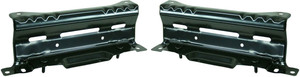 Front Bumper Bracket Pair/Set for SCION YARIS 2007-2014, Right Passenger and Left Driver, Suitable for CE/L/LE Models, Japan Built, 2012-2014, Replacement