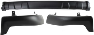 Front Lower Valance Set for 2003-2004 Toyota Matrix, Includes Side and Center Spoiler, Primed (Ready to Paint), Compatible with XR/XRS Models, Replacement