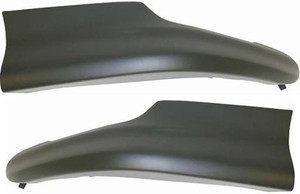 Pair/Set - Front Lower Valance for Toyota Corolla 2003-2004, Right Passenger and Left Driver Sides, Primed (Ready to Paint), Spoiler Replacement Set
