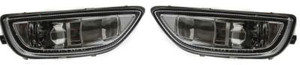 Front Fog Light Assembly for 2001-2002 Toyota Corolla, Right Passenger and Left Driver, Halogen, Replacement Pair/Set