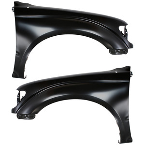 Front Fender for 2001-2004 Toyota Tacoma, Primed (Ready to Paint), Stepside, Right Passenger and Left Driver, without Fender Flare Holes, Replacement Pair/Set.