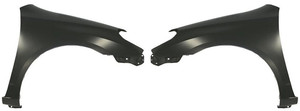 Front Fender Pair/Set for Toyota Matrix, Base Model, 2003-2008, Right Passenger and Left Driver, Primed (Ready to Paint) Replacement